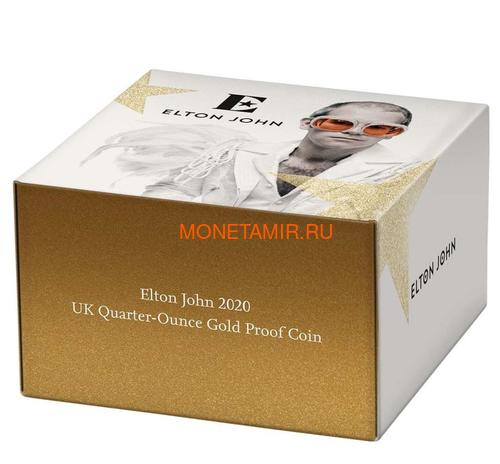  25  2020     (GB 25&#163; 2020 Elton John Music Legends Quarter-Ounce Gold Proof Coin)..82 (,  4)