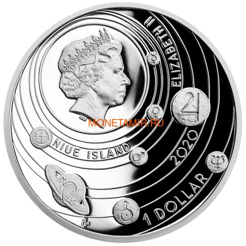  1  2020    (Niue 1$ 2020 Solar System Jupiter 1Oz Silver Coin)..CZ/92 (,  1)