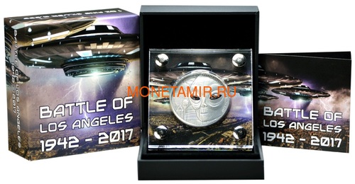   1000  2017   -  (Burkina Faso 1000 Francs 2017 Battle of Los Angeles UFO Real Eye 1oz Silver Coin)..000440754909 (,  2)