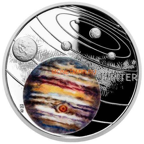  1  2020    (Niue 1$ 2020 Solar System Jupiter 1Oz Silver Coin)..CZ/92 ()