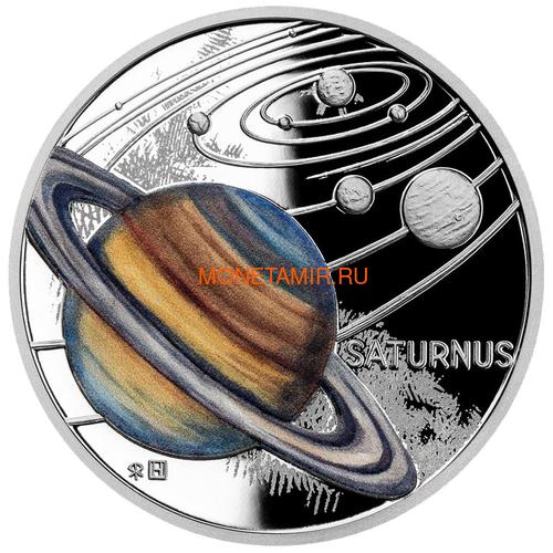  1  2021    (Niue 1$ 2021 Solar System Saturn 1Oz Silver Coin)..CZ/92 ()